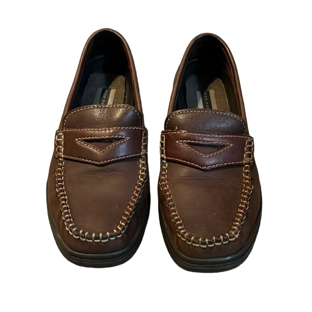 Hush Puppies Leather Penny Loafers